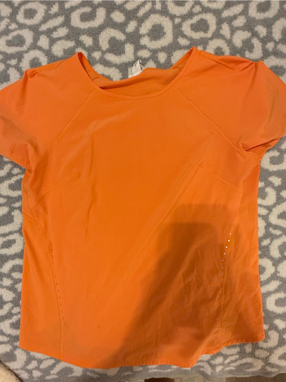 lululemon athletica Orange Athletic Top